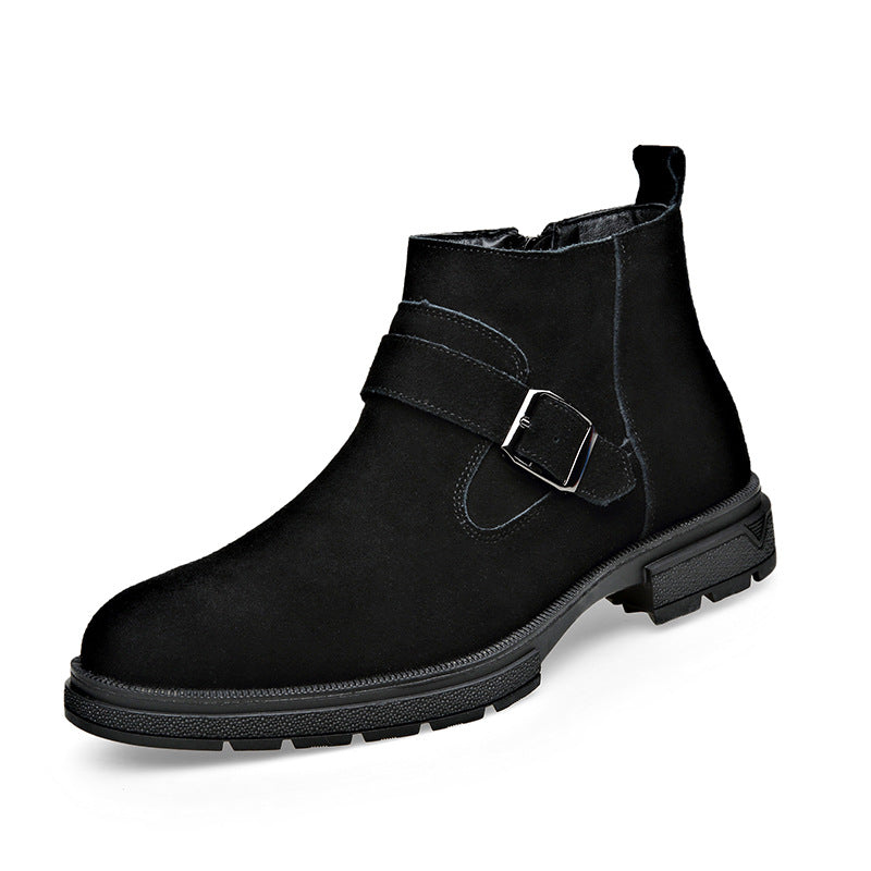 Men's Chelsea Boots, Genuine Leather, Lined