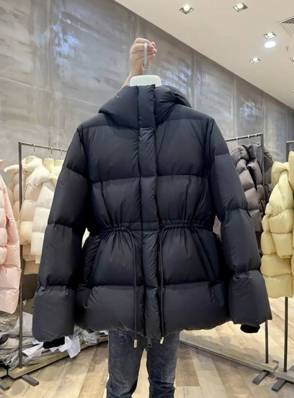 Women’s winter jacket, fitted, warm and elegant