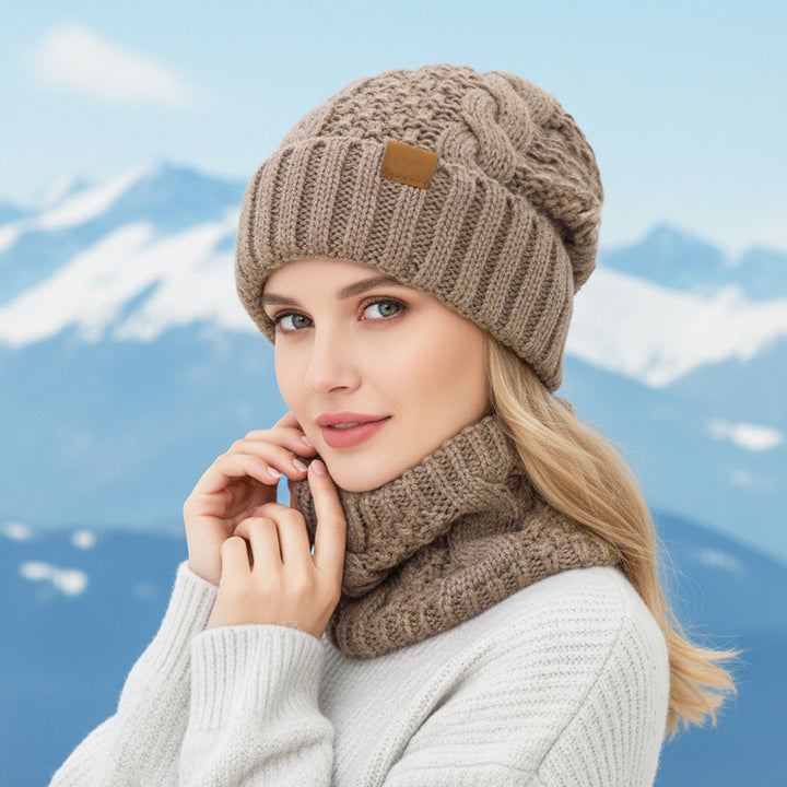 Winter Set: Knit beanie and scarf