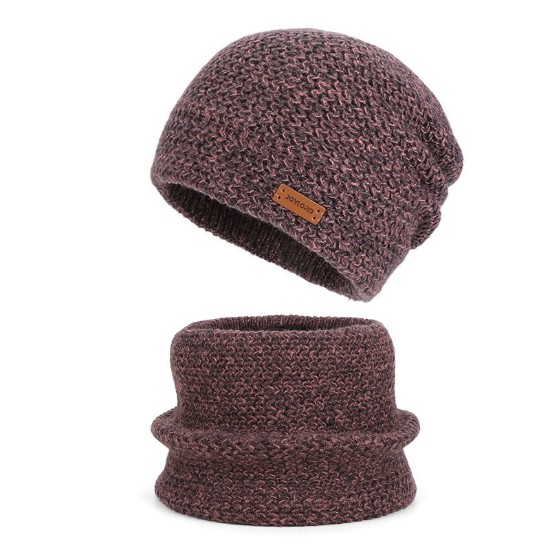 Ladies' Winter Set: Knitted Hat and Scarf with Lining