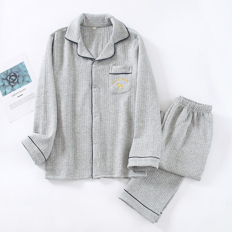 Men's house suit made of air layer material