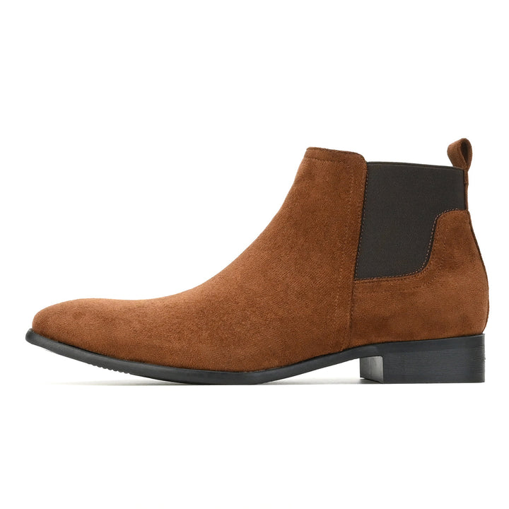 Men's Chelsea boots, square toe, versatile