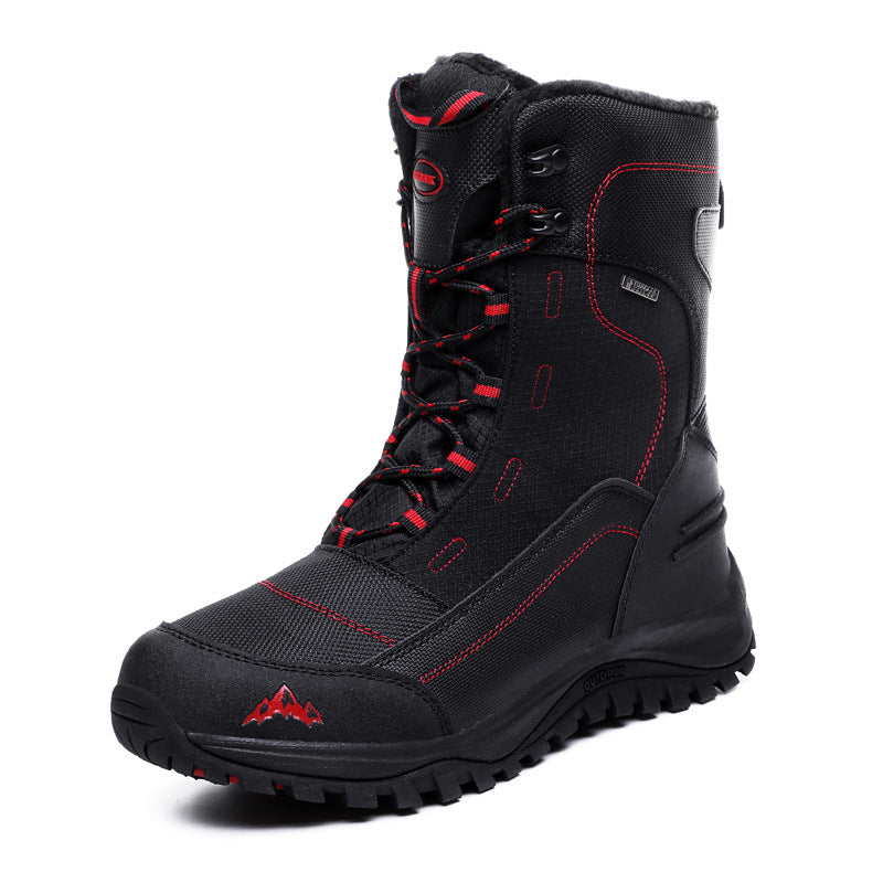 Winter snow boots for men, insulated, water-repellent