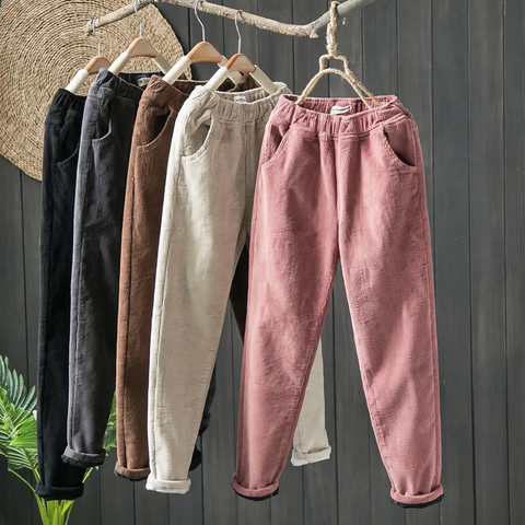 Kord-Harem pants for women