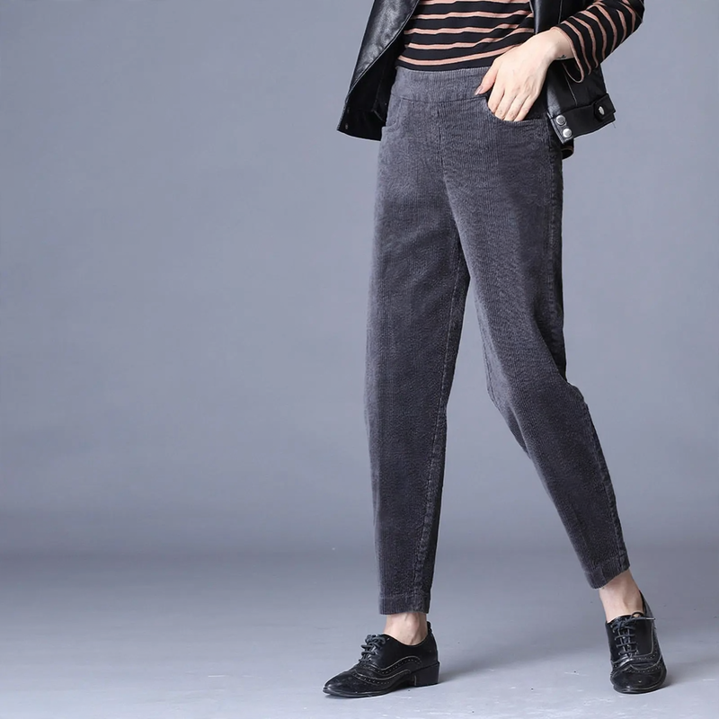 Kord-Harem pants with soft lining