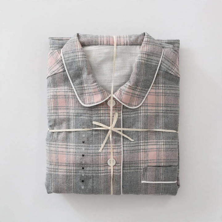 House suit, flannel, long-sleeved, for couples
