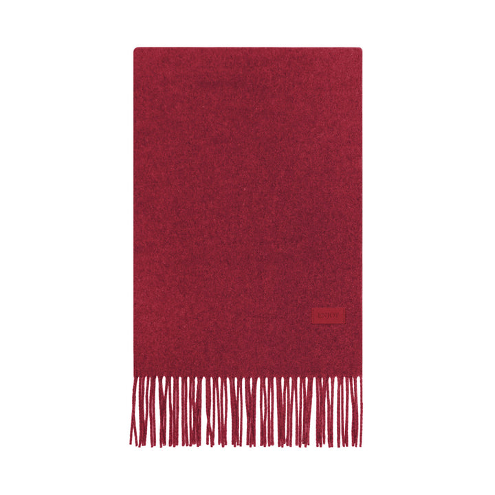 Merino wool blend knitted scarf, 200x35 cm