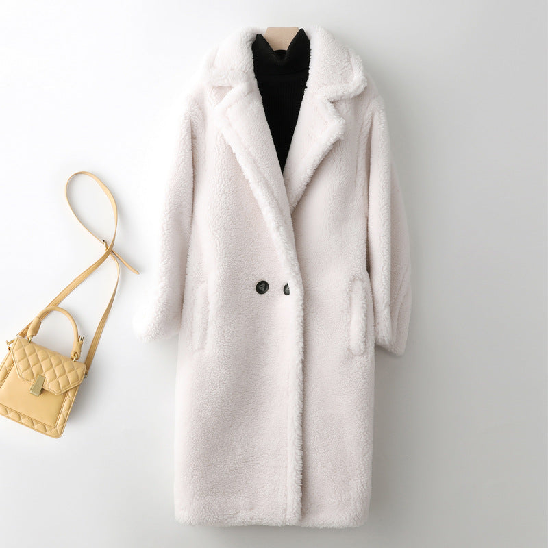 Ladies' Teddy Coat made of Lambswool