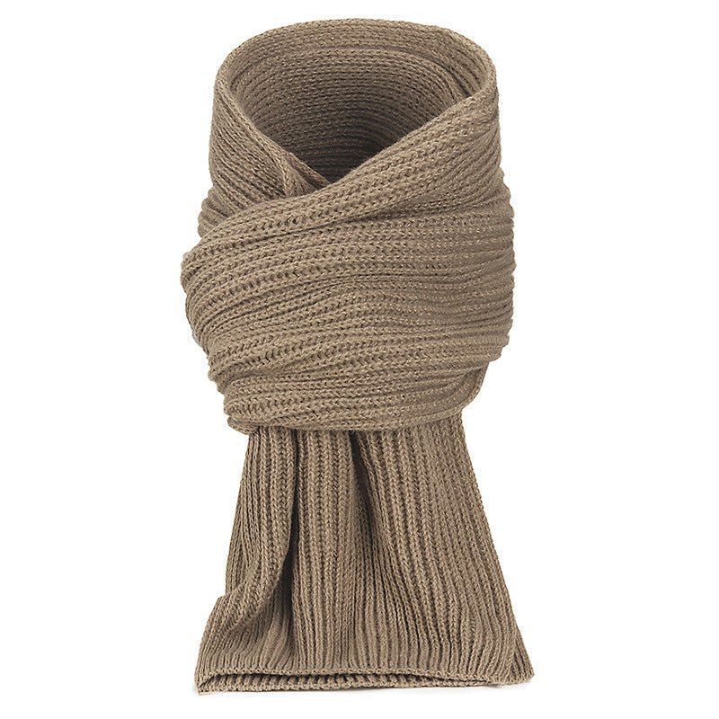 Unisex knit hats and scarf set, lined