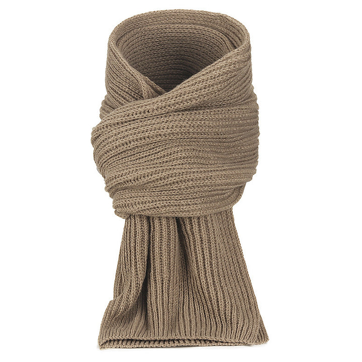 Unisex knit hats and scarf set, lined