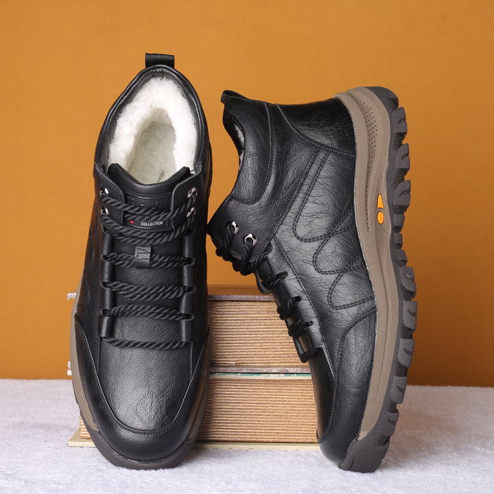 Men's outdoor boots, insulated, non-slip