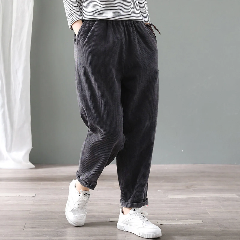 Kord-Harem pants for women