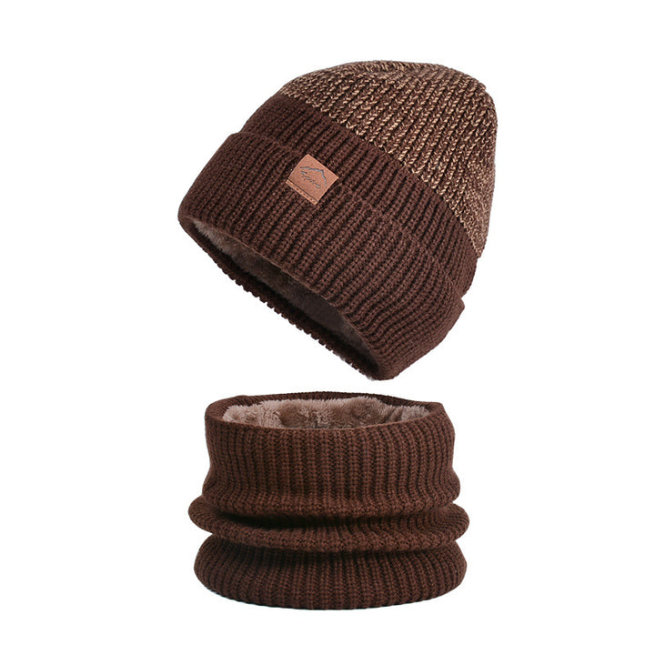 Winter Set: Knitted hat and scarf for outdoor activities