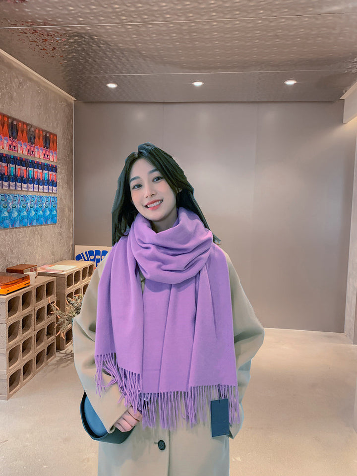 Solid color scarf, 200x70 cm, versatile