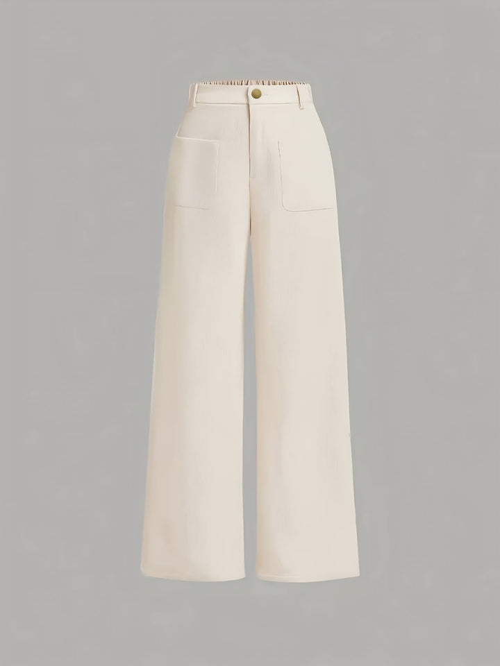 Kord pants with straight cut