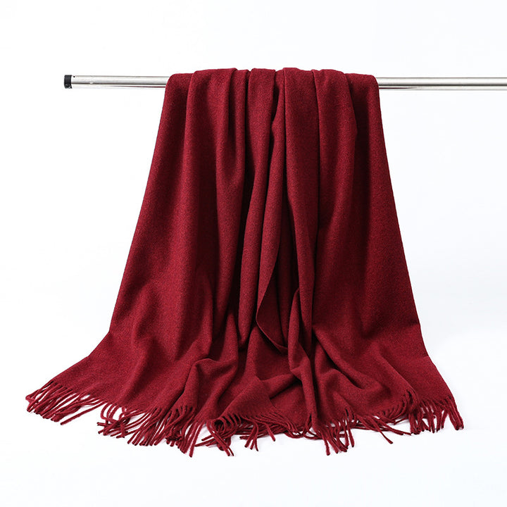 Elegant wool cashmere scarf for men and women