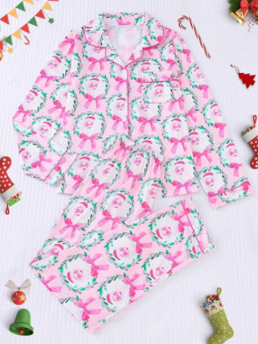 Women’s Pajamas with Christmas Design, Long Sleeve, Set