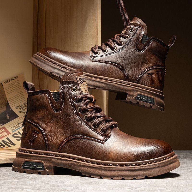 Men's ankle boots, breathable, classic design