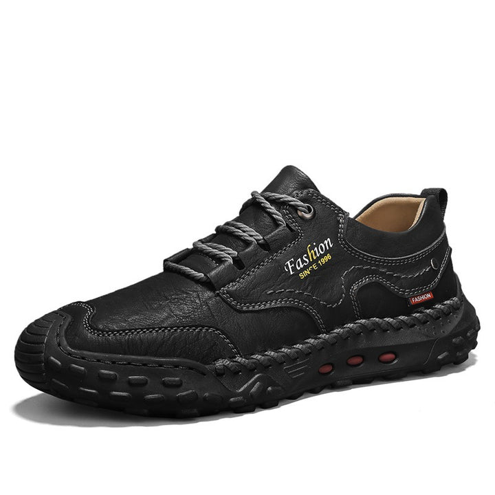 Men's ankle boots with platform sole, lined or unlined