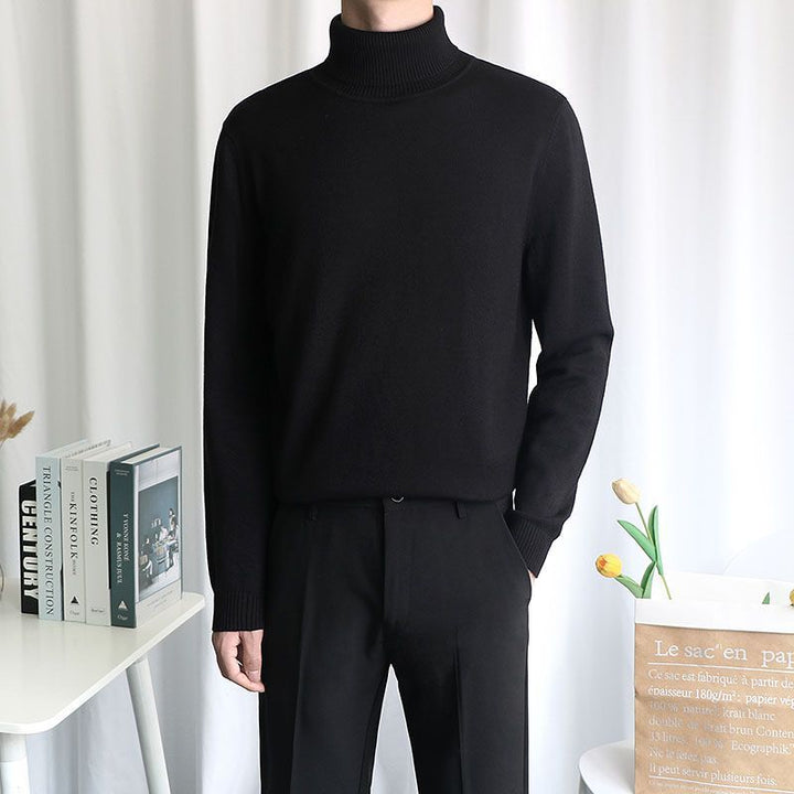 Men's sweater, slim fit, turtleneck