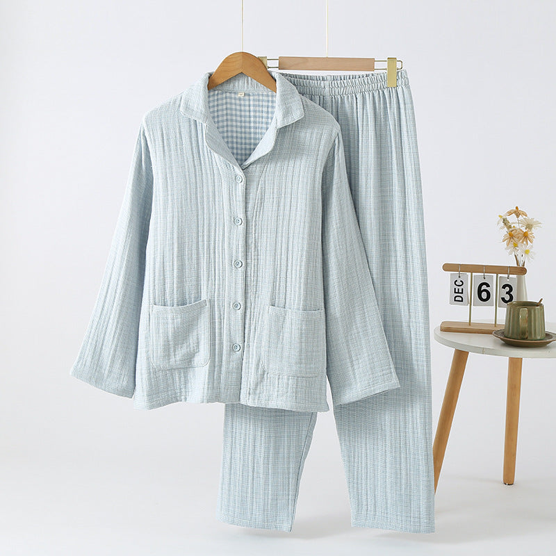 Cotton pajamas, 4-layer, for couples