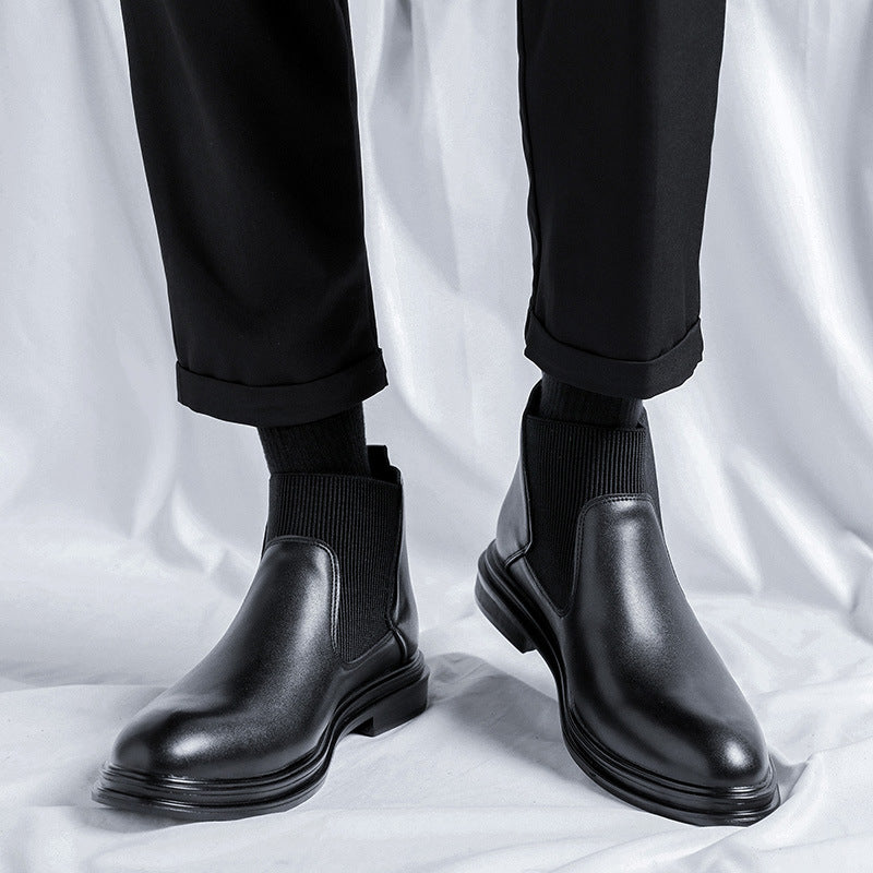 Men's Chelsea Boots 7511-R, mid-calf shaft