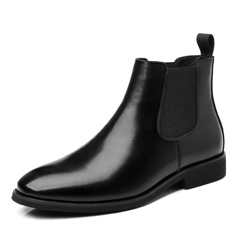 Classic men's Chelsea boots in retro style