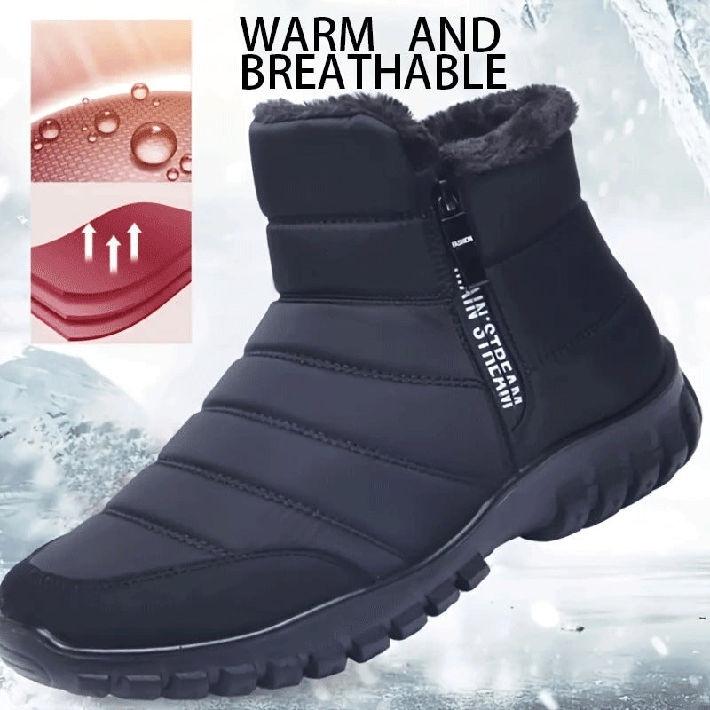 Outdoor winter boots, waterproof and warm