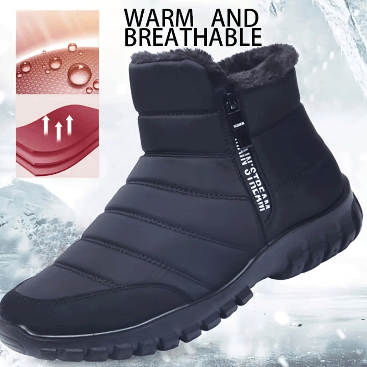 Outdoor winter boots, waterproof and warm