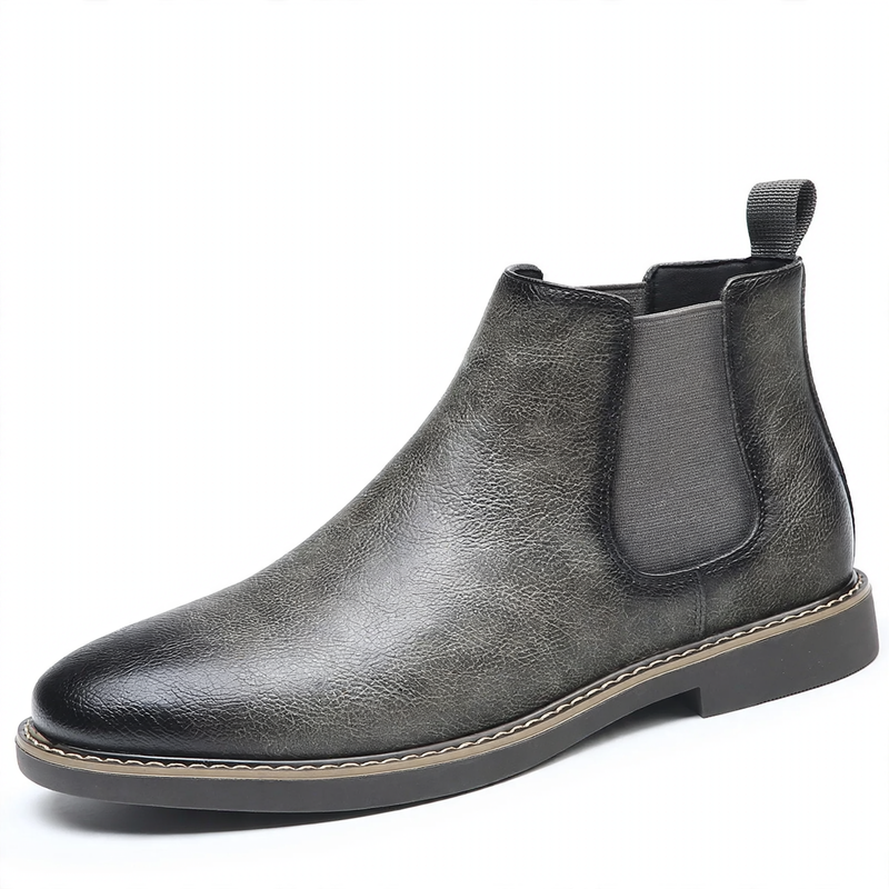 Men's Chelsea boots, vintage style, non-slip