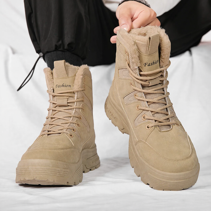 Men's winter boots, insulated, waterproof, slip-resistant