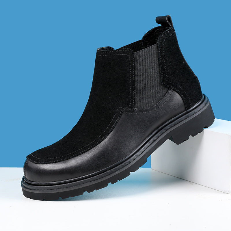 Men's Chelsea boots, lined, classic design
