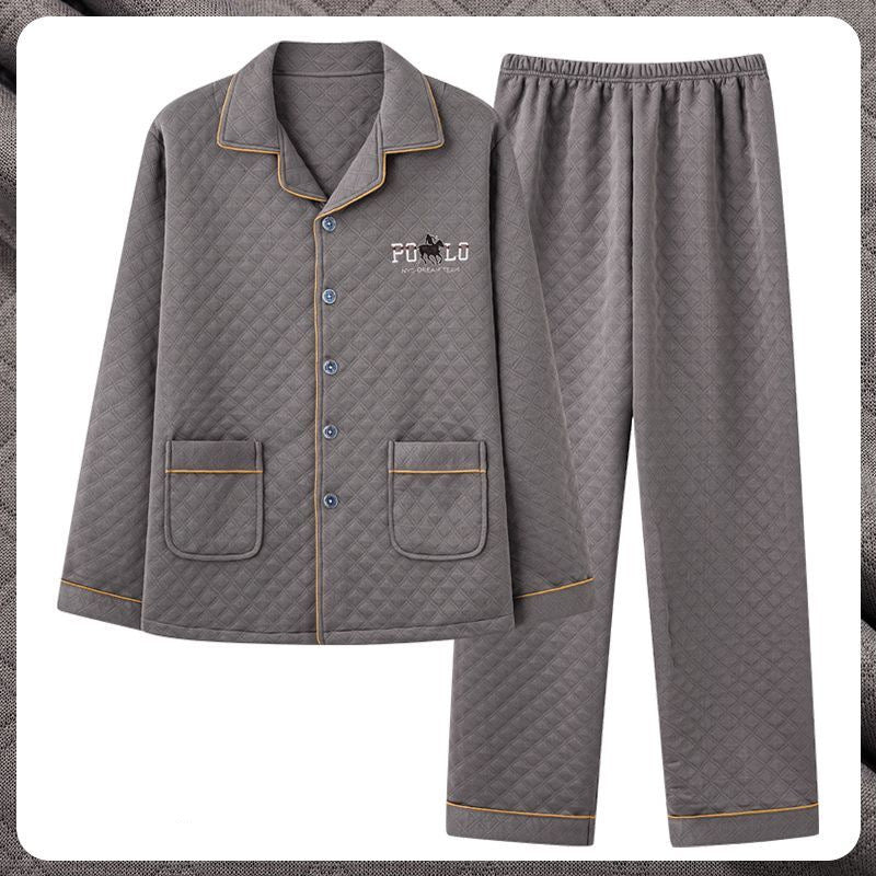 Padded men's house suit made of cotton