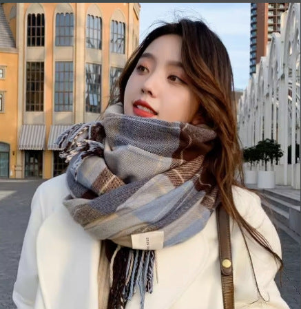 Women's Scarf, Mohair Look, 200x45cm