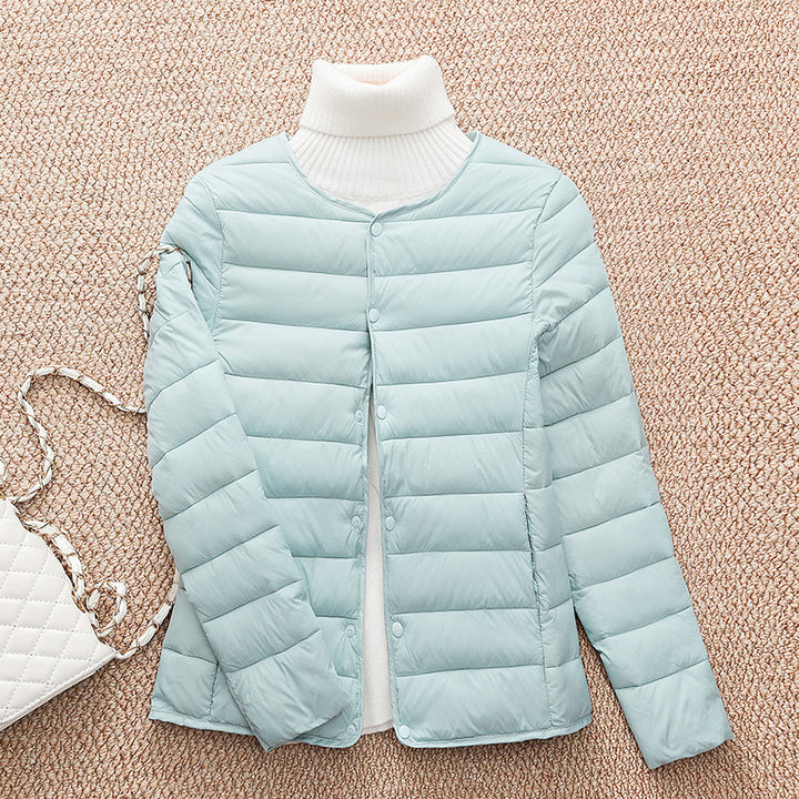 Lightweight, padded women's quilted jacket