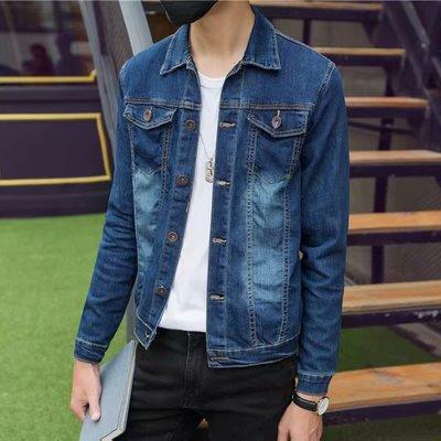 Men's denim jacket with lamb fleece lining