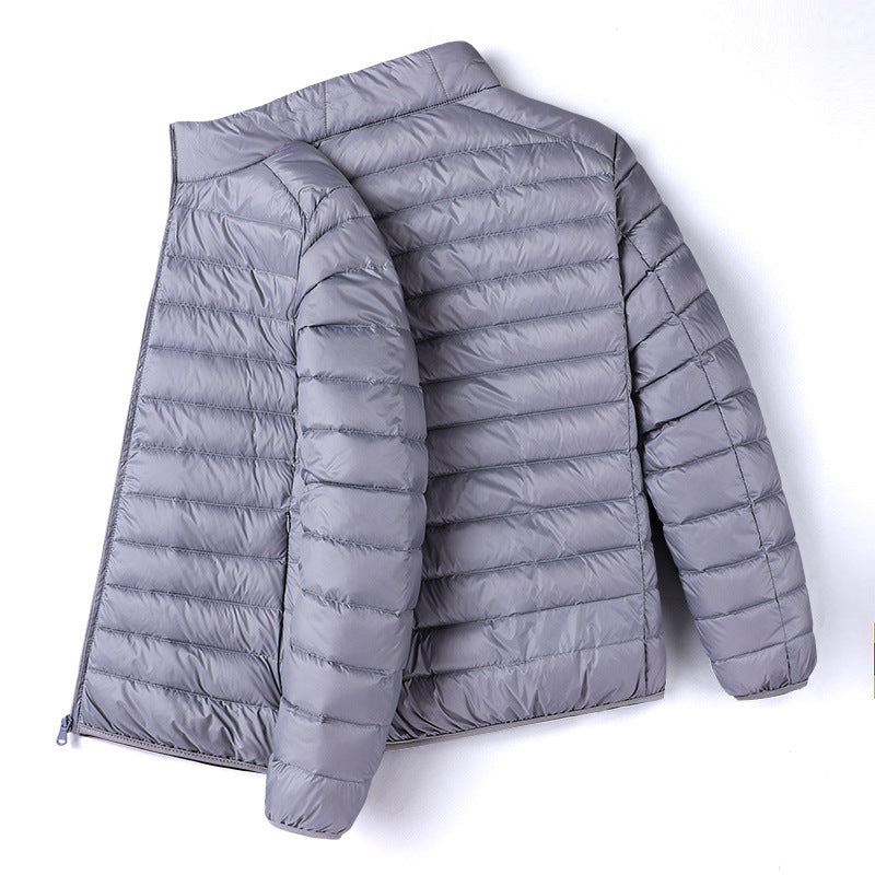 Men's quilted jacket, lightweight, short, padded