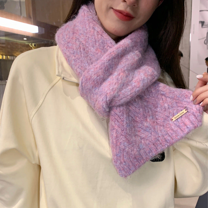 Thicker alpaca wool blend scarf