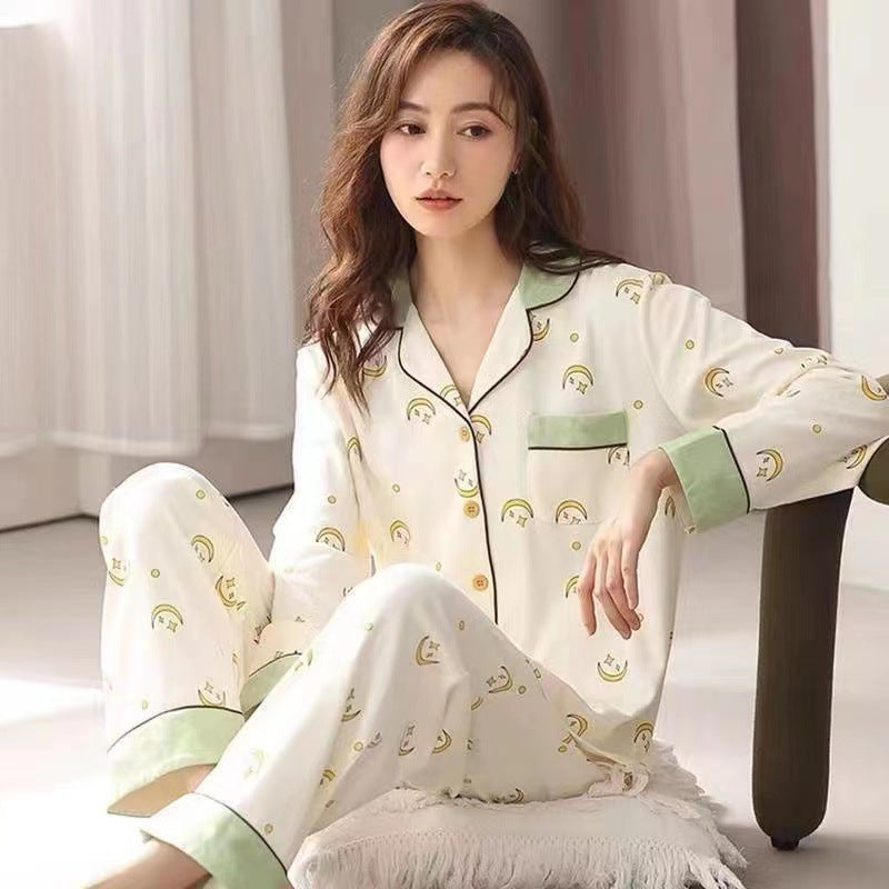 Women's Pajama Set, 100% Cotton, Long Sleeved