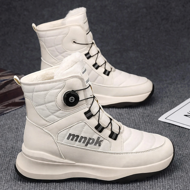 Padded winter boots for men and women