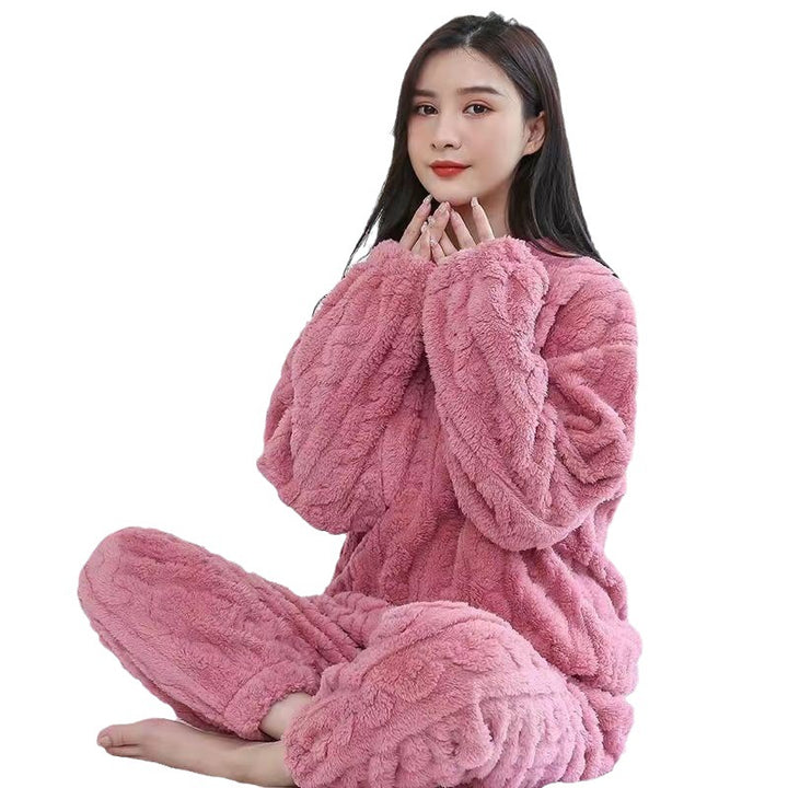 Unisex house suit, lined, warm winter set