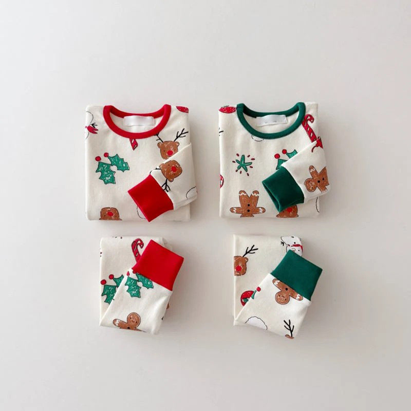 Christmas house suit for kids, cotton