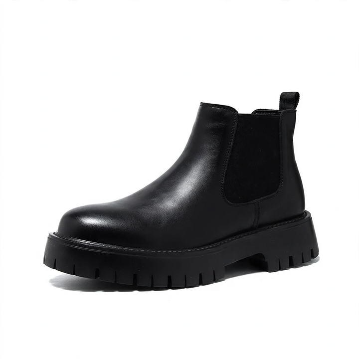 Classic men's Chelsea boots in British style