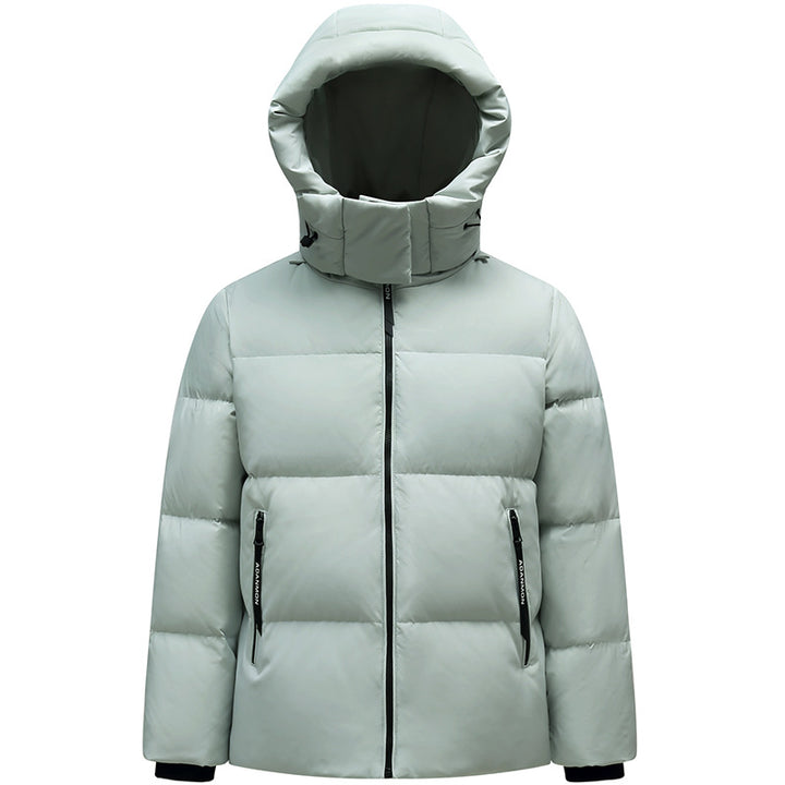 Short, extra thick down jacket for women