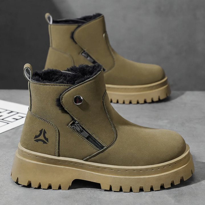 Men's work boots in British style