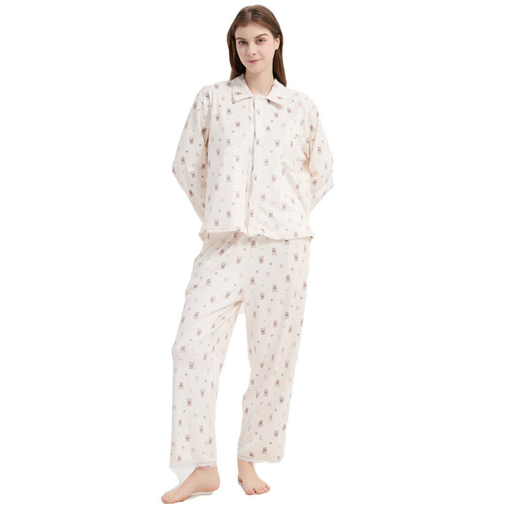 Warmer coral fleece pajama for women, plus sizes