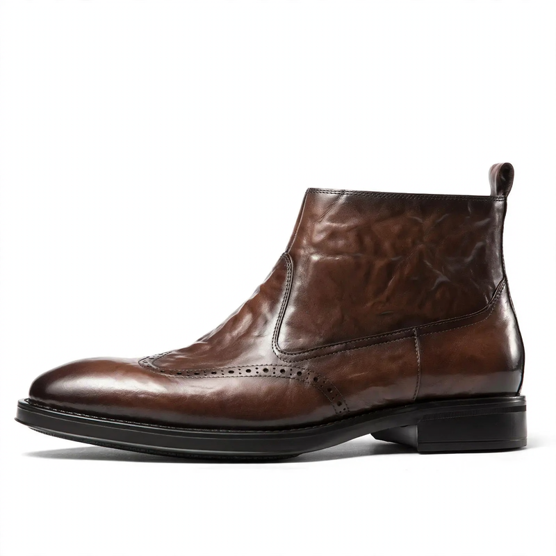 Retro Chelsea boots with warm lining