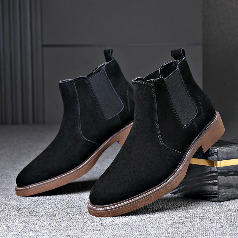 Men's Chelsea Boots, calf leather, lined, pointed