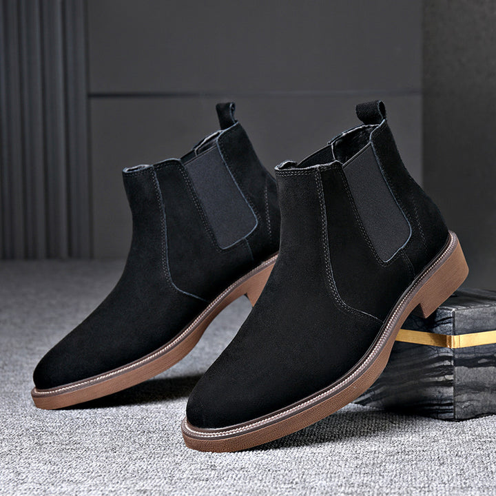 Men's Chelsea Boots, calf leather, lined, pointed