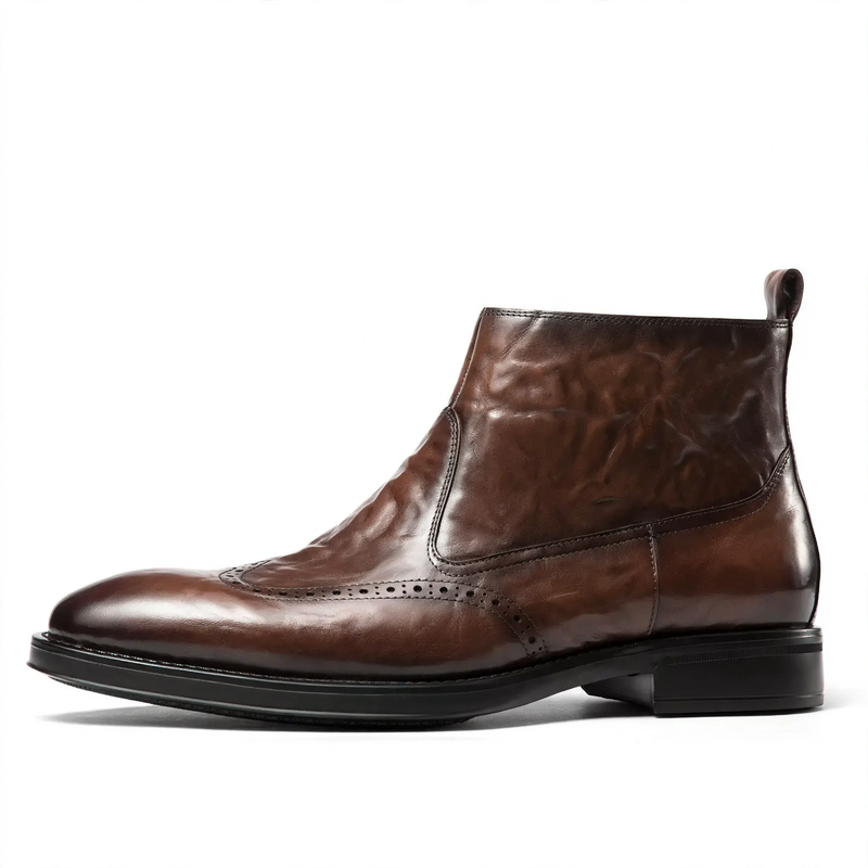 Retro Chelsea boots with warm lining